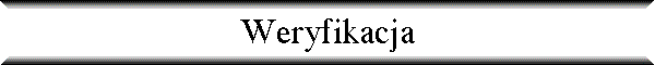 Weryfikacja
