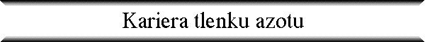 Kariera tlenku azotu