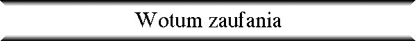 Wotum zaufania
