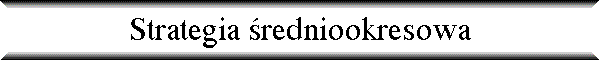 Strategia �redniookresowa