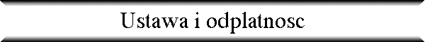 Ustawa i odplatnosc