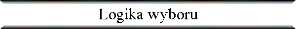 Logika wyboru