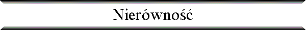 Nier�wno��