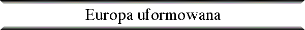 Europa uformowana