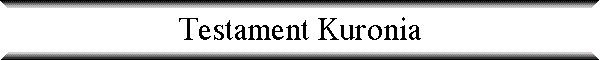 Testament Kuronia