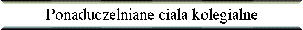 Ponaduczelniane ciala kolegialne