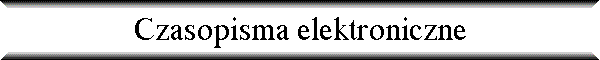 Czasopisma elektroniczne