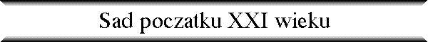 Sad poczatku XXI wieku