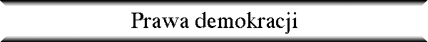 Prawa demokracji