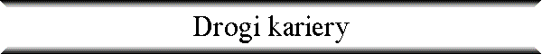 Drogi kariery