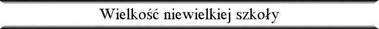 Wielko�� niewielkiej szko�y
