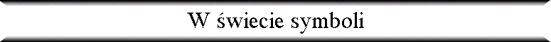 W �wiecie symboli