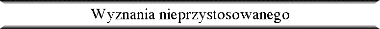 Wyznania nieprzystosowanego