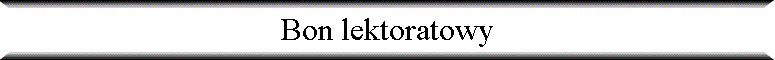 Bon lektoratowy