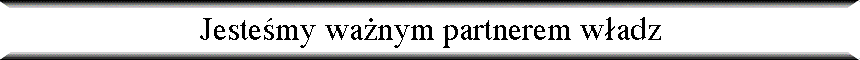 Jeste�my wa�nym partnerem w�adz