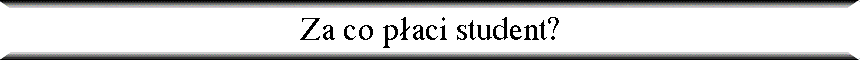 Za co p�aci student?