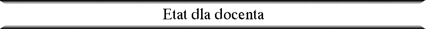 Etat dla docenta