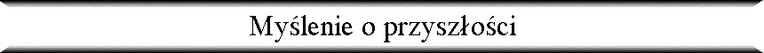 My�lenie o przysz�o�ci
