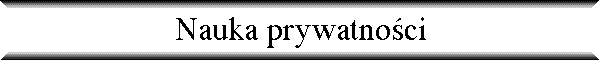 Nauka prywatno�ci