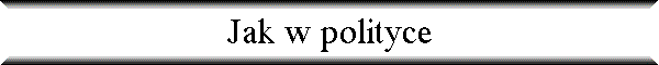 Jak w polityce